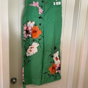 Anthropologie The Sonal Nathwani Colette cropped wide-leg pants by Maeve